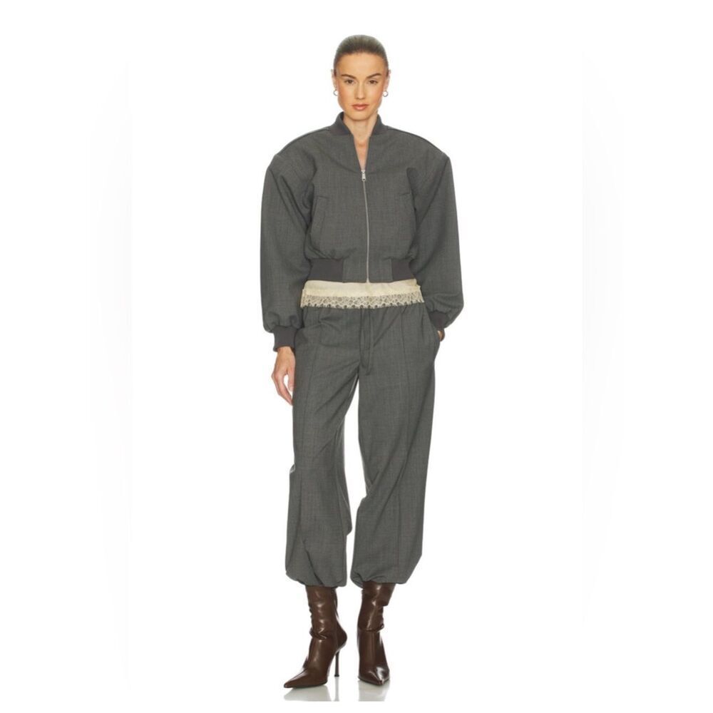 NEW HELSA Wool Blend Bomber Jacket - Picture 10 of 14